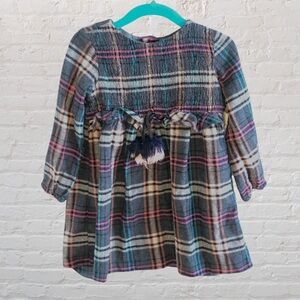 Zara Plaid Ruffle Dress​